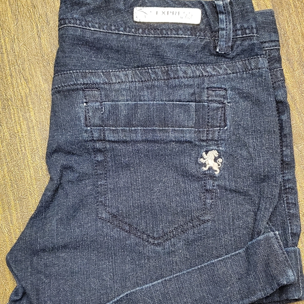 Denim shorts